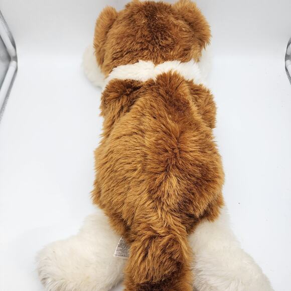 Folkmanis St. Bernard Plush Hand Puppet 18" Floppy Realistic Stuffed Animal Toy - Picture 7 of 12